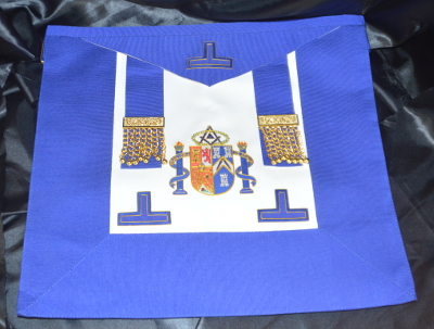 Grand Officers Undress Embroidered Apron - Spain / Espana - Click Image to Close